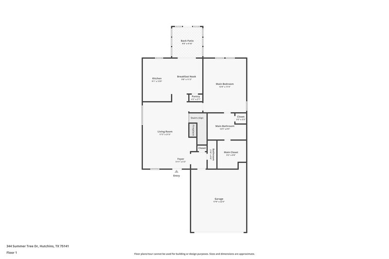 2,530/Mo, 344 Summer Tree Dr Hutchins, TX 75141 Floor Plan View