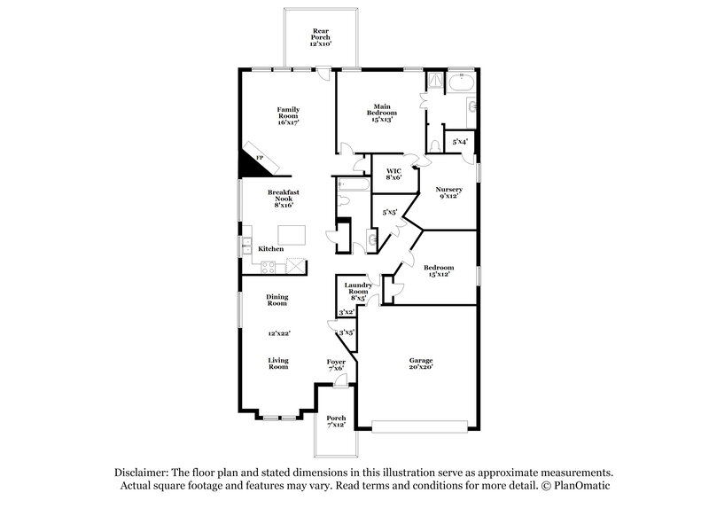 2,370/Mo, 104 Silktree Ct Lake Dallas, TX 75065 Floor Plan View