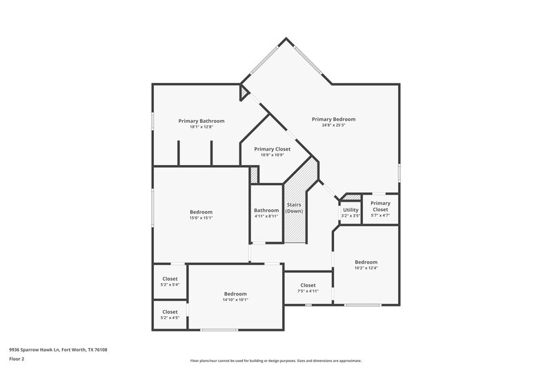 2,250/Mo, 9936 Sparrow Hawk Ln Fort Worth, TX 76108 Floor Plan View 2