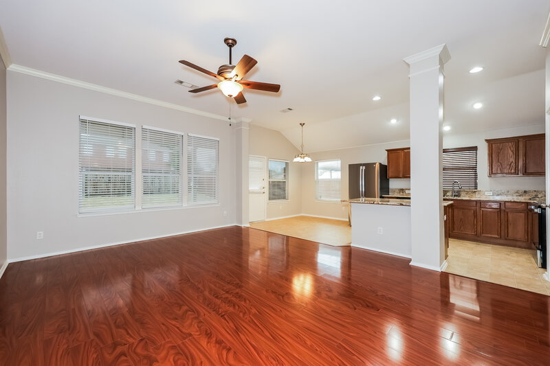 2,173/Mo, 7636 Hollow Forest Dr Fort Worth, TX 76123 Living Room View 2