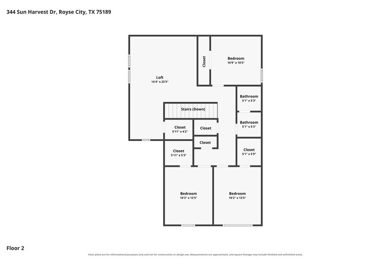 2,195/Mo, 344 Sun Harvest Dr Royse City, TX 75189 Floor Plan View 2