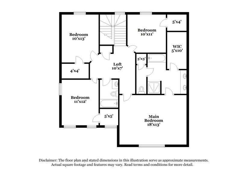 2,265/Mo, 1217 Maplewood Dr Crowley, TX 76036 Floor Plan View 2