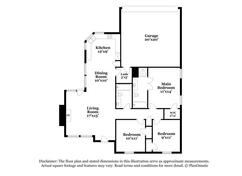 1,995/Mo, 1322 Riverview Ln Seagoville, TX 75159 Floor Plan View