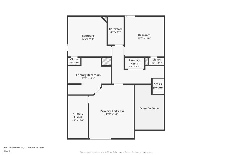 2,055/Mo, 1115 Windermere Way Princeton, TX 75407 Floorplan View 2