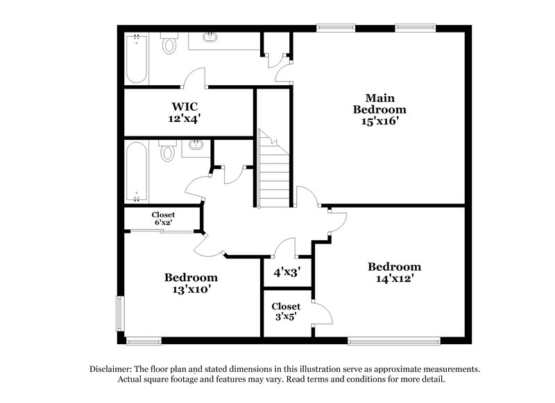 2,055/Mo, 3501 Chapel Pointe Trl Fort Worth, TX 76116 Floor Plan View 2