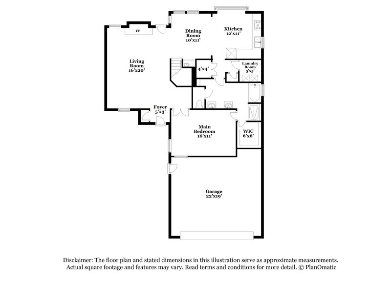 2,530/Mo, 5203 Barberry Dr Arlington, TX 76018 Floor Plan View
