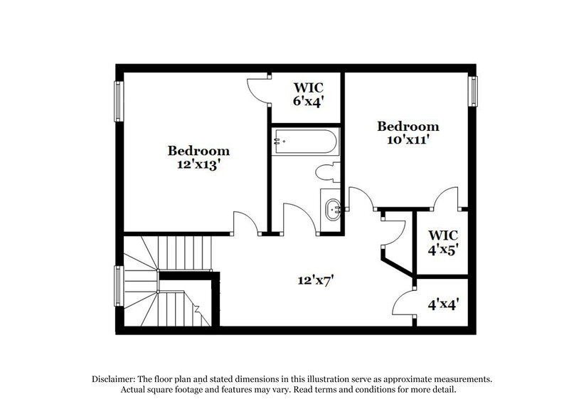 2,050/Mo, 1116 Oakcrest Dr Providence Village, TX 76227 Floorplan View