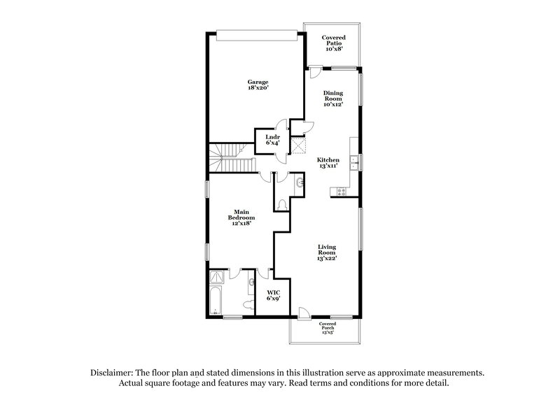 2,050/Mo, 1116 Oakcrest Dr Providence Village, TX 76227 Floorplan View 2
