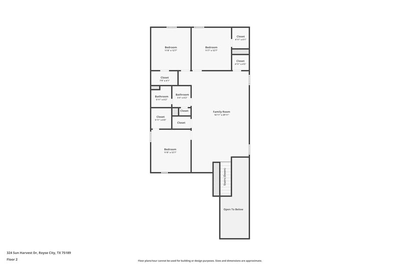 2,255/Mo, 324 Sun Harvest Dr Royse City, TX 75189 Floor Plan View 2