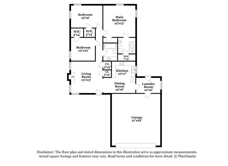 2,005/Mo, 505 Plainview Dr Mansfield, TX 76063 Floor Plan View