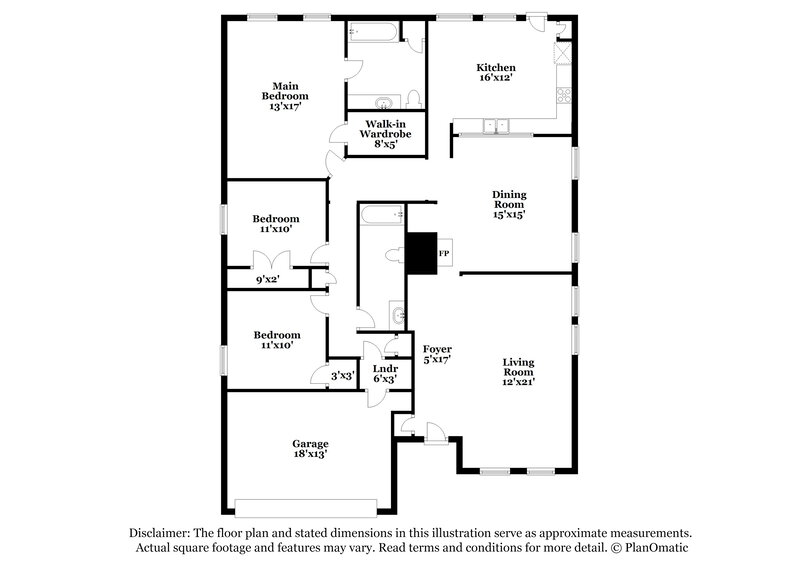 2,235/Mo, 7501 Grass Valley Trl Fort Worth, TX 76123 Floor Plan View