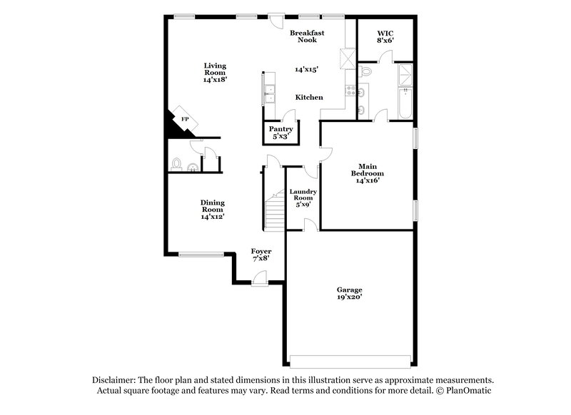 2,770/Mo, 1010 Mazourka Dr Arlington, TX 76001 Floor Plan View