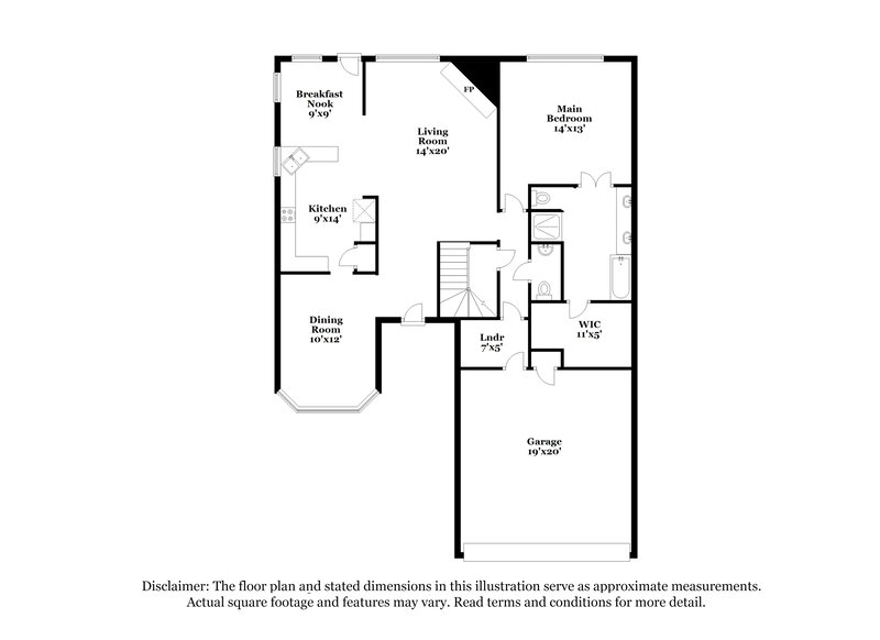 2,565/Mo, 1008 Whistle Stop Dr Saginaw, TX 76131 Floor Plan View