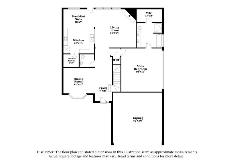 2,785/Mo, 640 Tabasco Trl Arlington, TX 76002 Floor Plan View