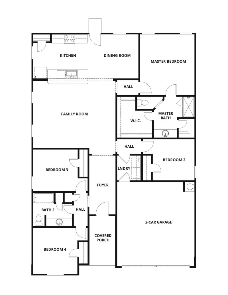 2,328/Mo, 1312 Tilton Dr Fort Worth, TX 76140 Floorplan View