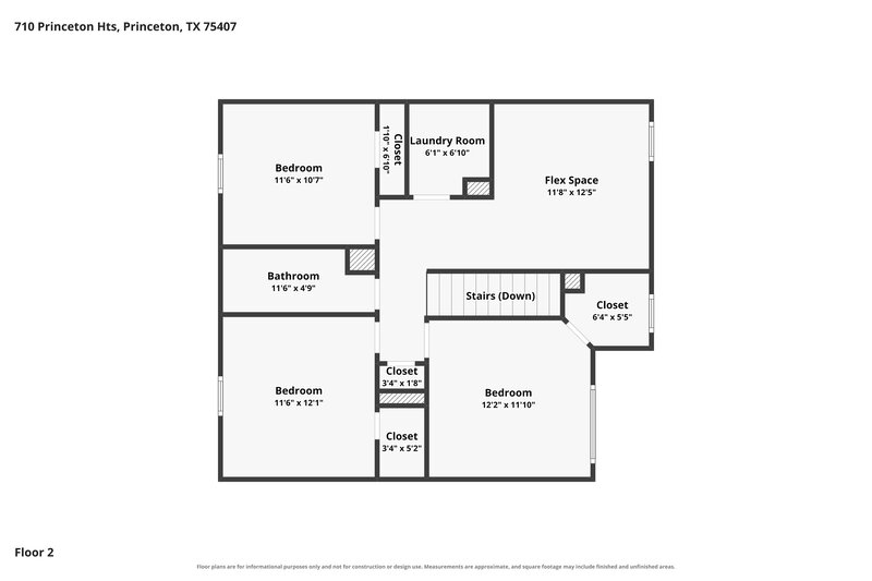 2,145/Mo, 710 Princeton Heights Blvd Princeton, TX 75407 Floor Plan View 2