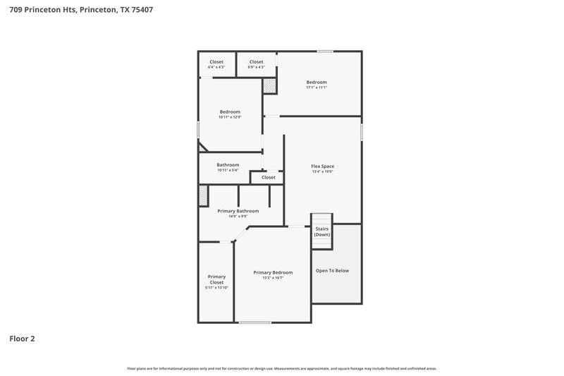 2,160/Mo, 709 Princeton Heights Blvd Princeton, TX 75407 Floor Plan View