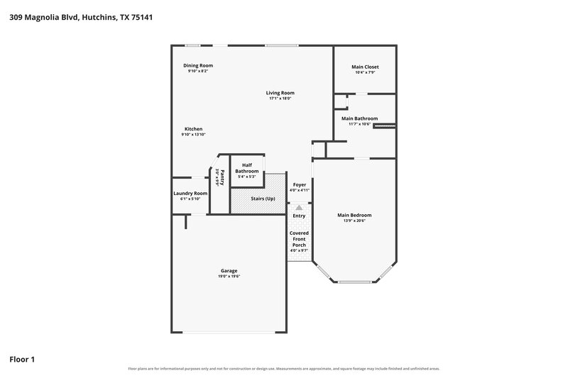 2,585/Mo, 309 Magnolia Blvd Hutchins, TX 75141 Floor Plan View