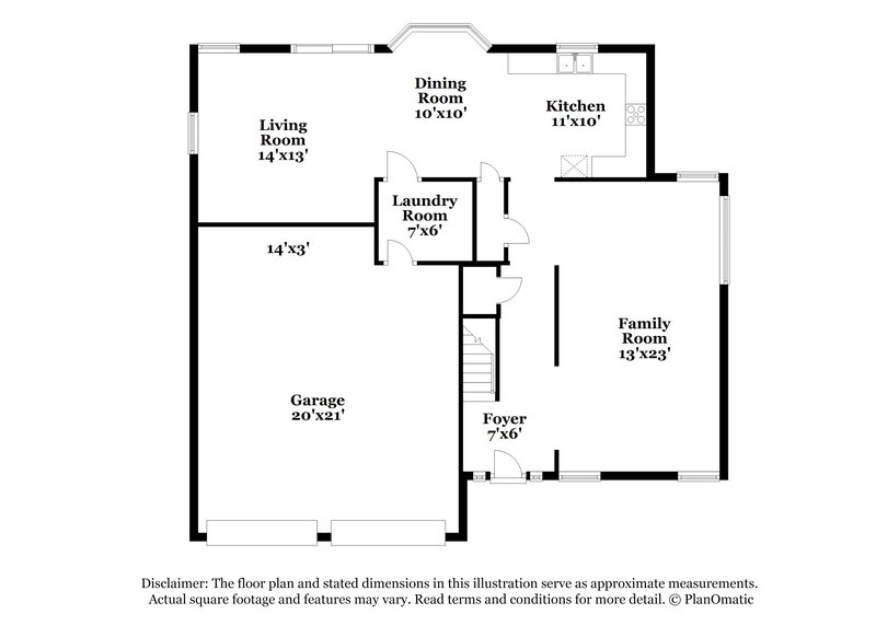 2,630/Mo, 3301 Wilmington Dr Grand Prairie, TX 75052 Floor Plan View