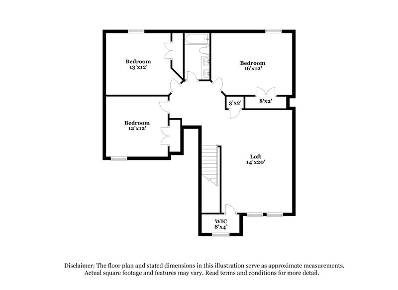 2,900/Mo, 5409 New Castleton Ln Fort Worth, TX 76135 Floor Plan View 2