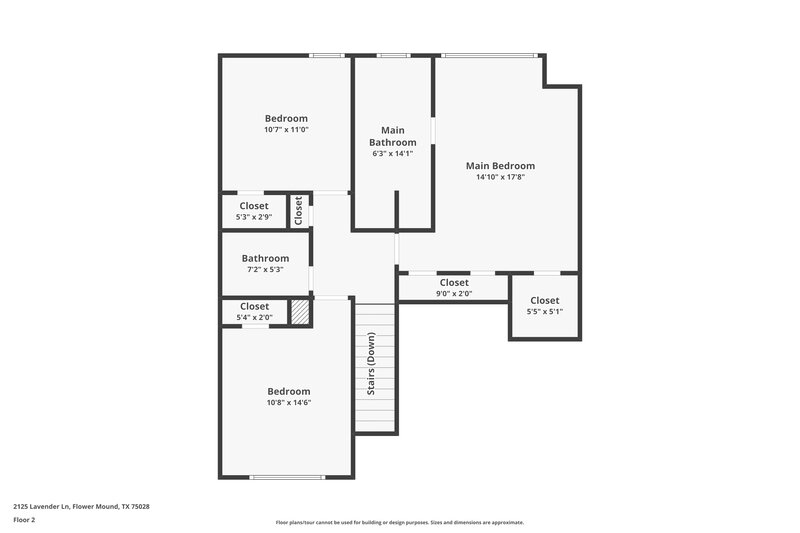 2,240/Mo, 2125 Lavender Ln Flower Mound, TX 75028 Floor Plan View 2