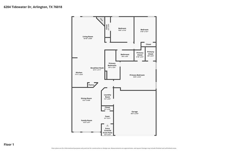 2,210/Mo, 6204 Tidewater Dr Arlington, TX 76018 Misc View
