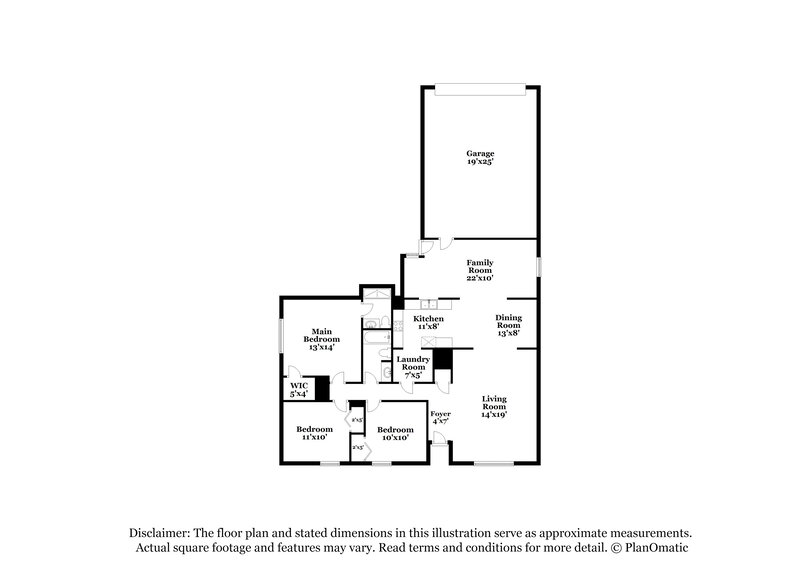 2,145/Mo, 3665 Mosswood Dr Garland, TX 75042 Floor Plan View