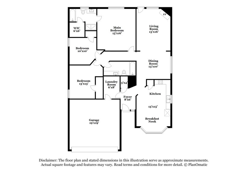 2,110/Mo, 8060 Cannonwood Dr Fort Worth, TX 76137 Floor Plan View