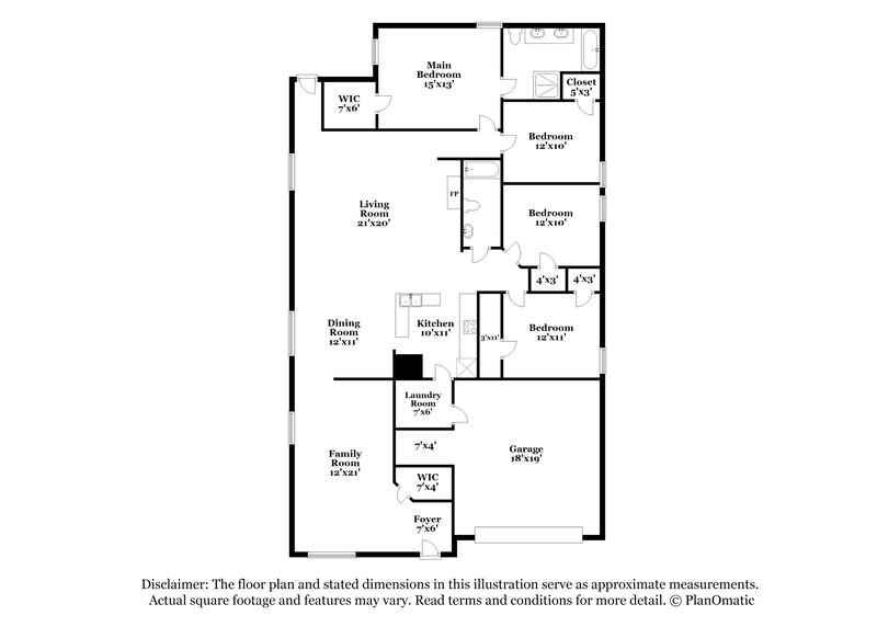 2,900/Mo, 105 Brookbank Ct Crowley, TX 76036 Floor Plan View