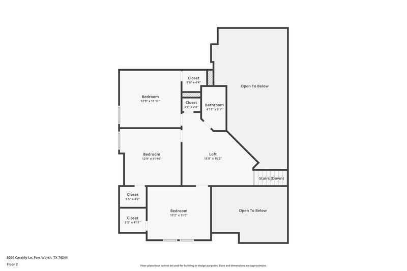 2,425/Mo, 5020 Cassidy Ln Fort Worth, TX 76244 Floor Plan View 2