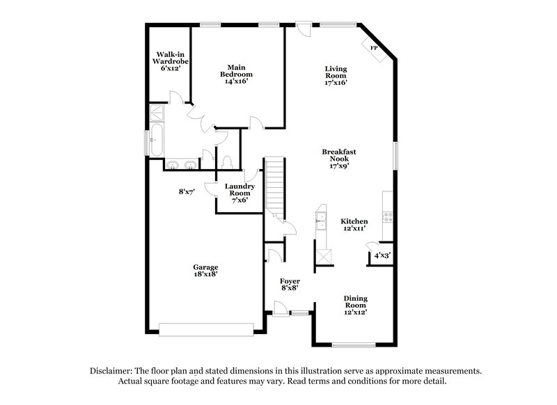 2,700/Mo, 1140 Diablo Pass Haslet, TX 76052 Floor Plan View