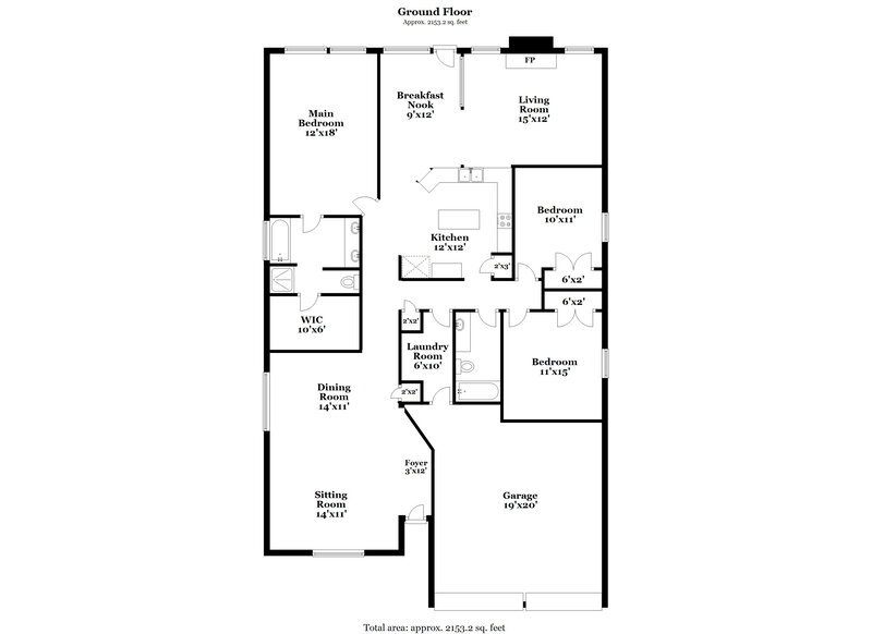 2,680/Mo, 665 Beatty Dr Grand Prairie, TX 75052 Floor Plan View