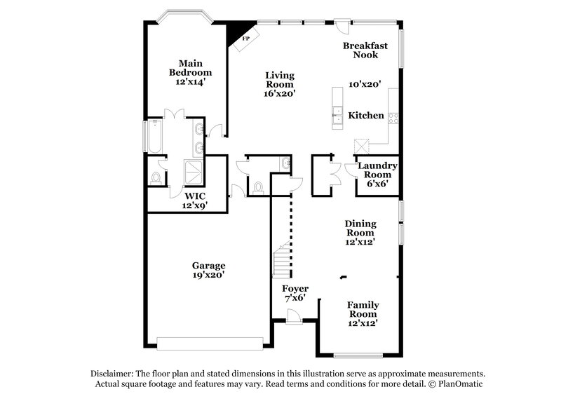 2,500/Mo, 8645 Glenburne Dr Fort Worth, TX 76131 Floor Plan View