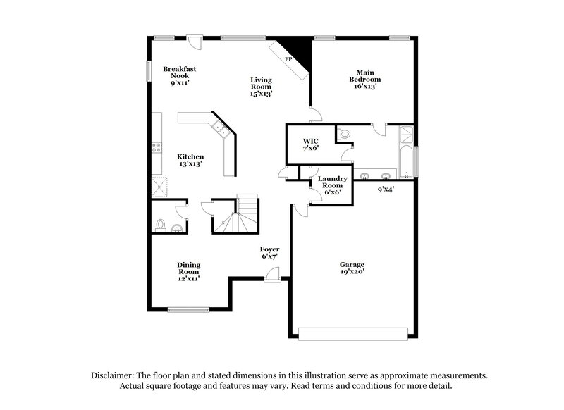 2,420/Mo, 8416 Prairie Rose Ln Fort Worth, TX 76123 Floor Plan View