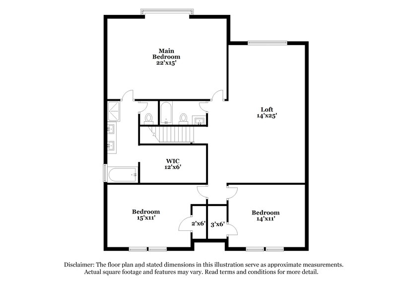 3,080/Mo, 1709 Creekpoint Dr Lewisville, TX 75067 Floor Plan View 2