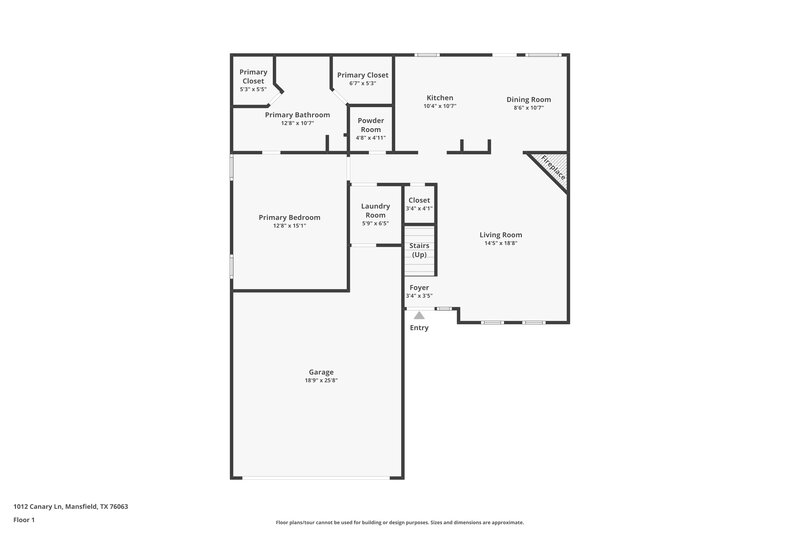 2,325/Mo, 1012 Canary Ln Mansfield, TX 76063 Floor Plan View