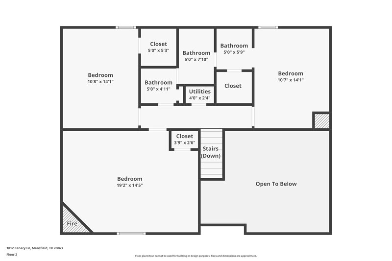 2,325/Mo, 1012 Canary Ln Mansfield, TX 76063 Floor Plan View 2