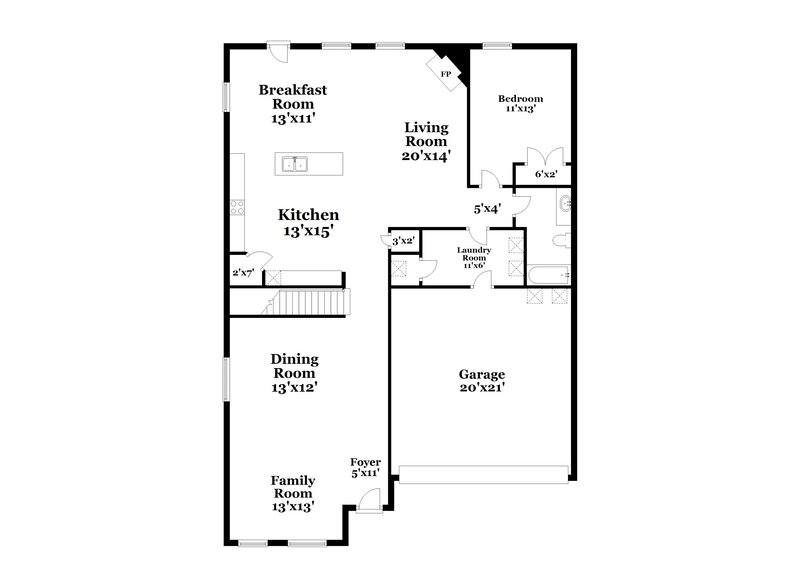 3,175/Mo, 2956 Santa Sabina Dr Grand Prairie, TX 75052 Floor Plan View