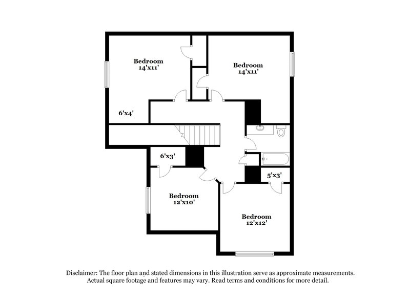 2,440/Mo, 3004 Lawndale Dr Lancaster, TX 75134 Floor Plan View