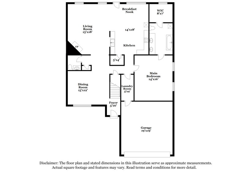 2,395/Mo, 8773 Garden Springs Dr Fort Worth, TX 76123 Floor Plan View