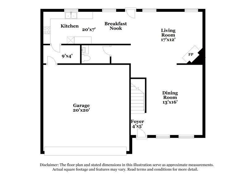 2,090/Mo, 8748 Stonebriar Ln Fort Worth, TX 76123 Floor Plan View