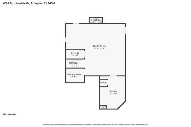 2,170/Mo, 6001 Farmingdale Dr Arlington, TX 76001 Floor Plan View