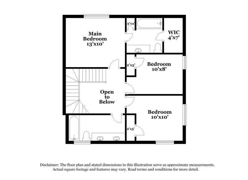 2,215/Mo, 6001 Farmingdale Dr Arlington, TX 76001 Floorplan View 2