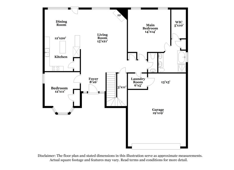 3,430/Mo, 948 Benjamin Dr Burleson, TX 76028 Floorplan View