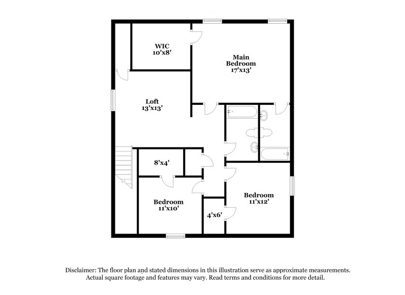 1,865/Mo, 5848 Parkview Hills Ln Fort Worth, TX 76179 Floor Plan View 2