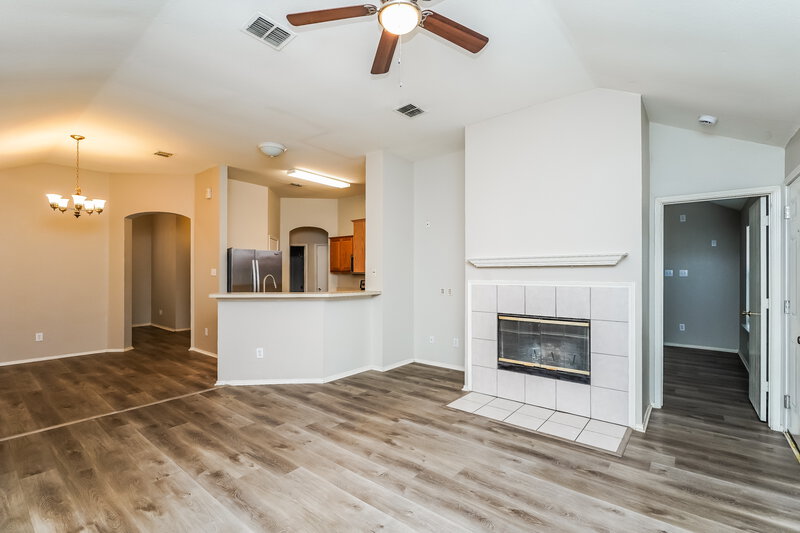 1,910/Mo, 5528 Spring Ridge Dr Watauga, TX 76137 Living Room View 2