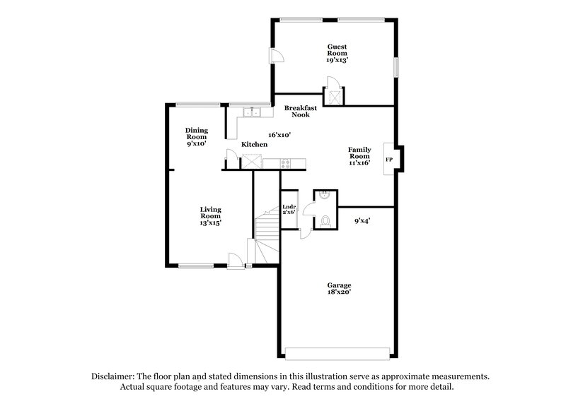 2,320/Mo, 930 Danforth Pl Arlington, TX 76017 Floor Plan View