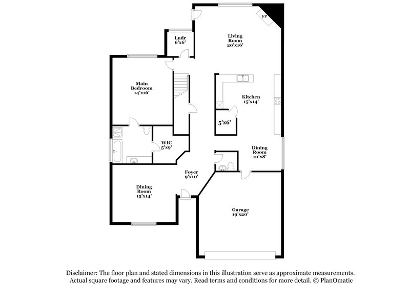 2,540/Mo, 10105 Cougar Trl Fort Worth, TX 76108 Floorplan View