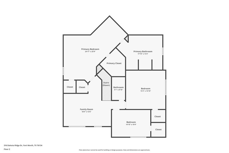 2,150/Mo, 316 Dakota Ridge Dr Fort Worth, TX 76134 Floor Plan View 2