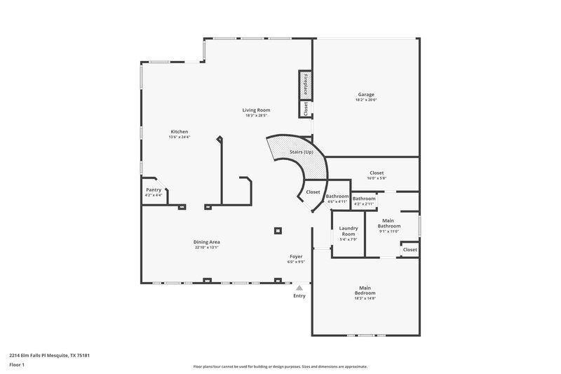 3,440/Mo, 2214 Elm Falls Pl Mesquite, TX 75181 Floor Plan View
